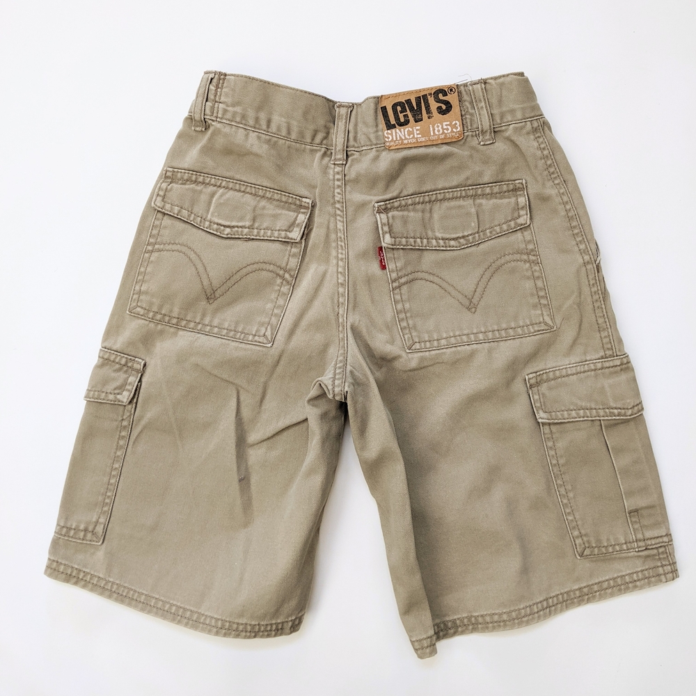 Levi's Denim Tan Cargo Shorts Pants, Boy's 7